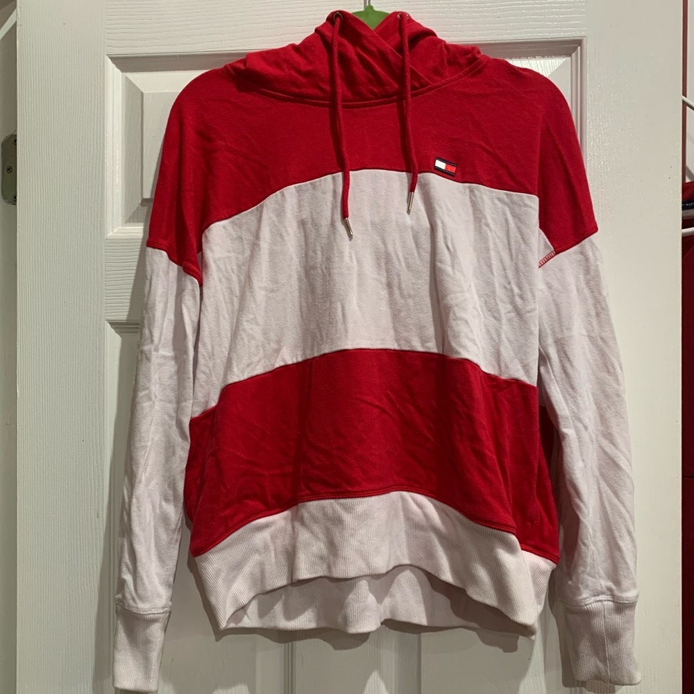 Tommy Hilfiger Sport Hoodie Red & White